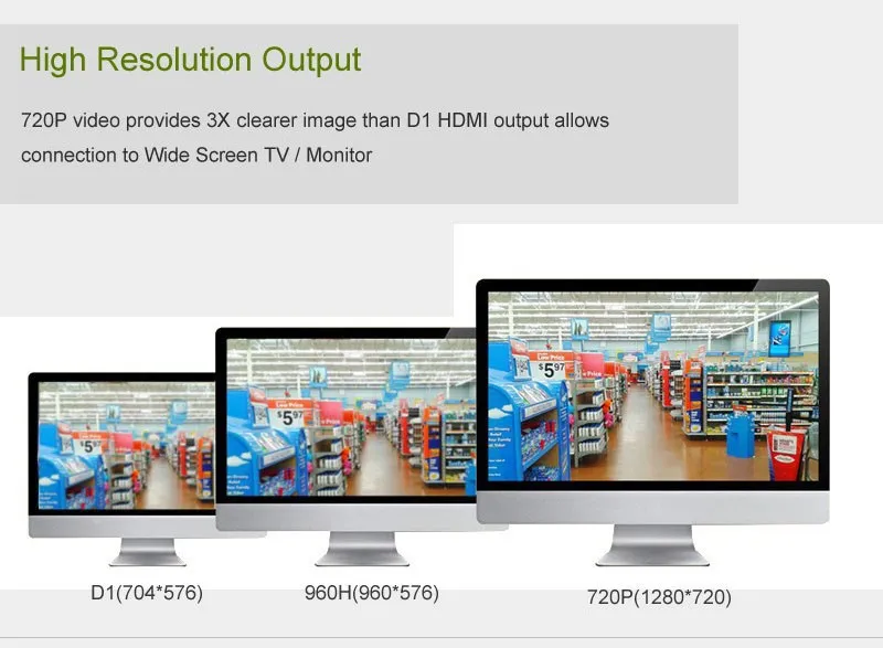 10," ЖК-монитор CCTV 4CH 720 P рекордер HDMI выход AHD DVR 4 канала HVR DVR Поддержка NVR аналоговая ip-камера 3g wifi