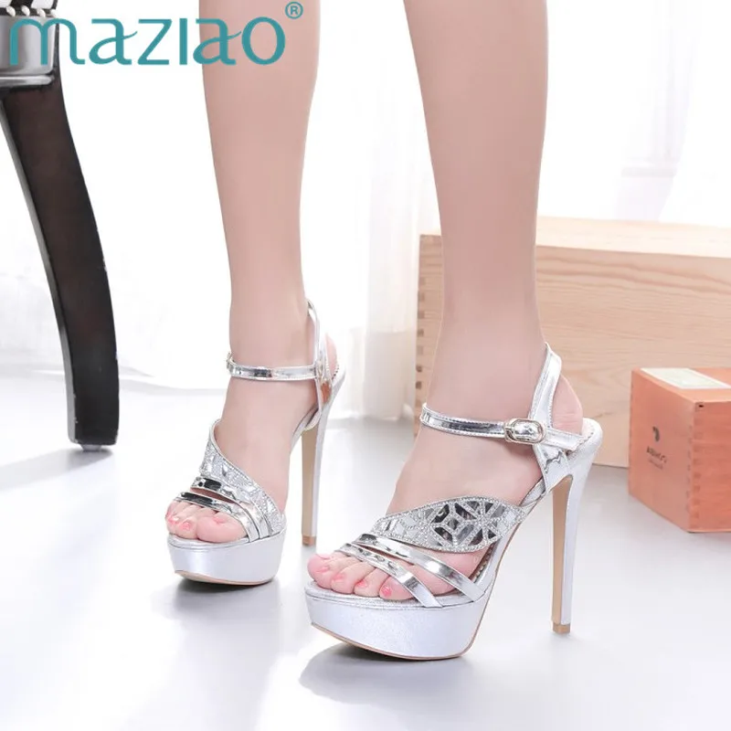 MAZIAO/обувь летние женские сандалии модные на высоком каблуке zapatos de mujer пикантные