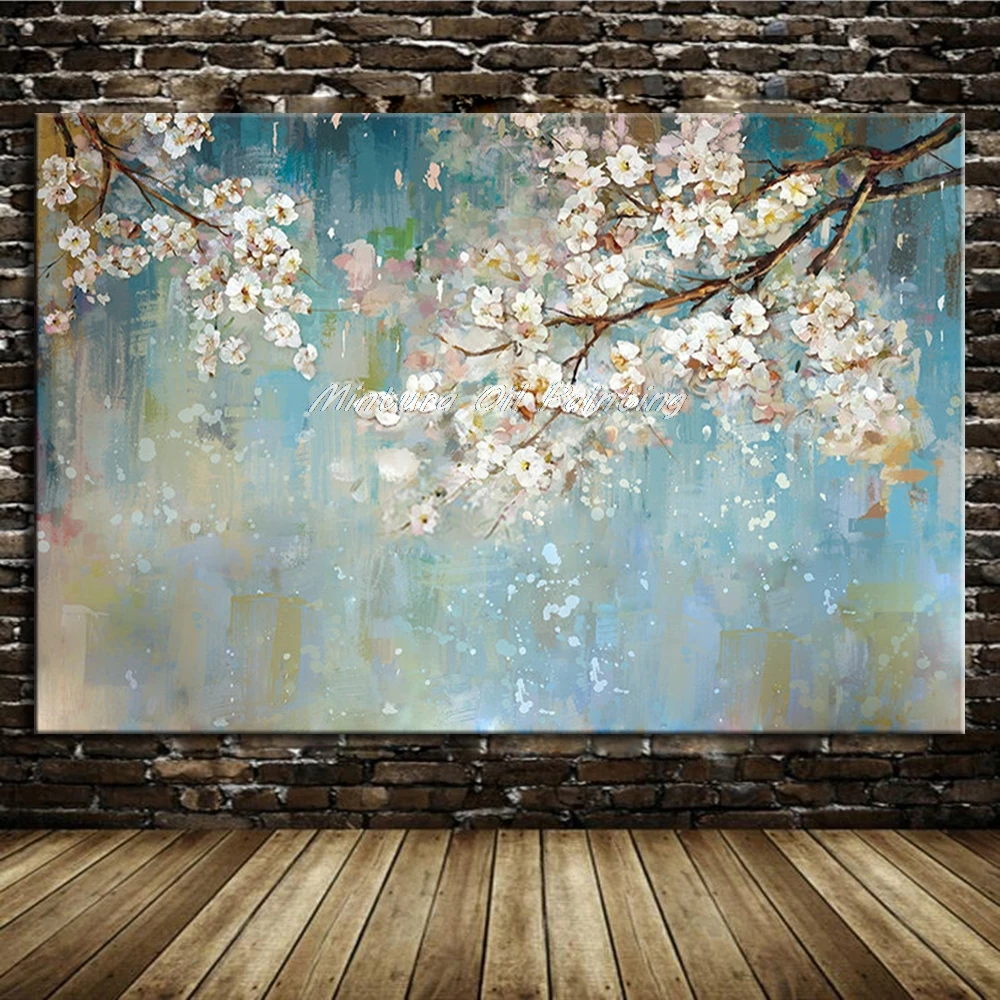 Картина маслом Mintura на холсте ручная работа современный настенный