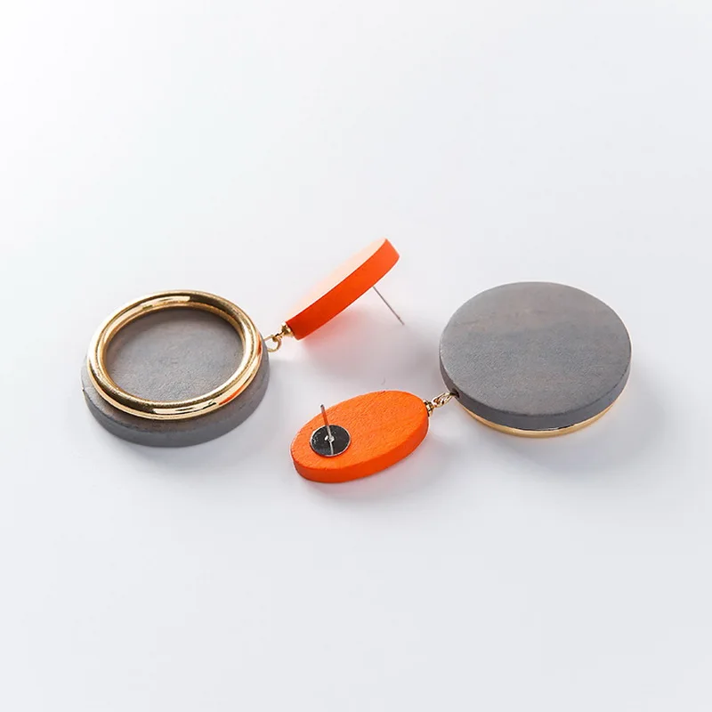 Модные круглые серьги для Для женщин элегантный корейский стиль Серьги себе