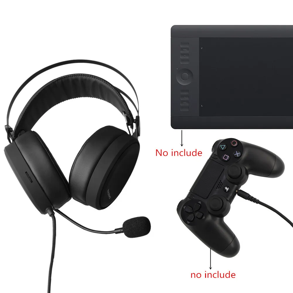 Xiberia Nubwo N7 PS4/Новая гарнитура для Xbox One PC Casque Bass Стерео Игровые наушники для мобильного телефона компьютера телевизора планшета с микрофоном