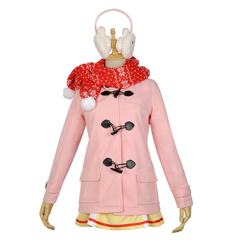Re: Life in a different world from zero Lam Rem Emilia winter set coat dress shawl Earmuffs cosplay costume full | Тематическая