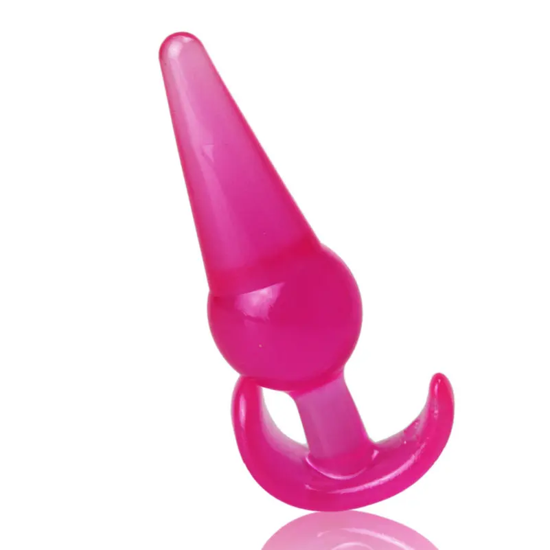 Большая Анальная пробка с кристаллами розовый сексуальный якорь огромная