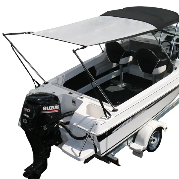 MA 046-1 Grey Океансаут лодка воздушный поток Bimini Top расширение солнцезащитный тент комплект с 32 мм Алюминиевых Полюсов MA 046 - Цвет: MA 046-1 Grey
