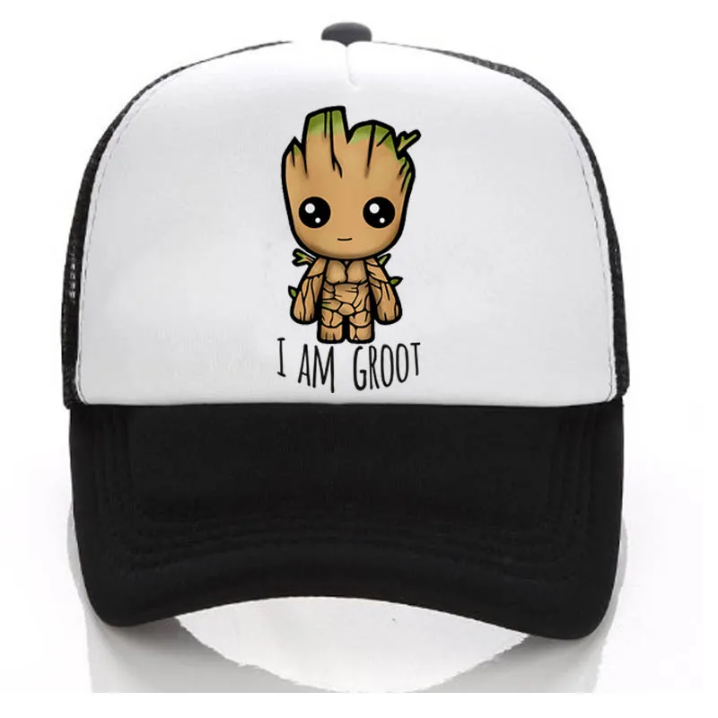 Groot шляпа Детская кепка для водителя грузовика летняя сетчатая Кепка мальчиков