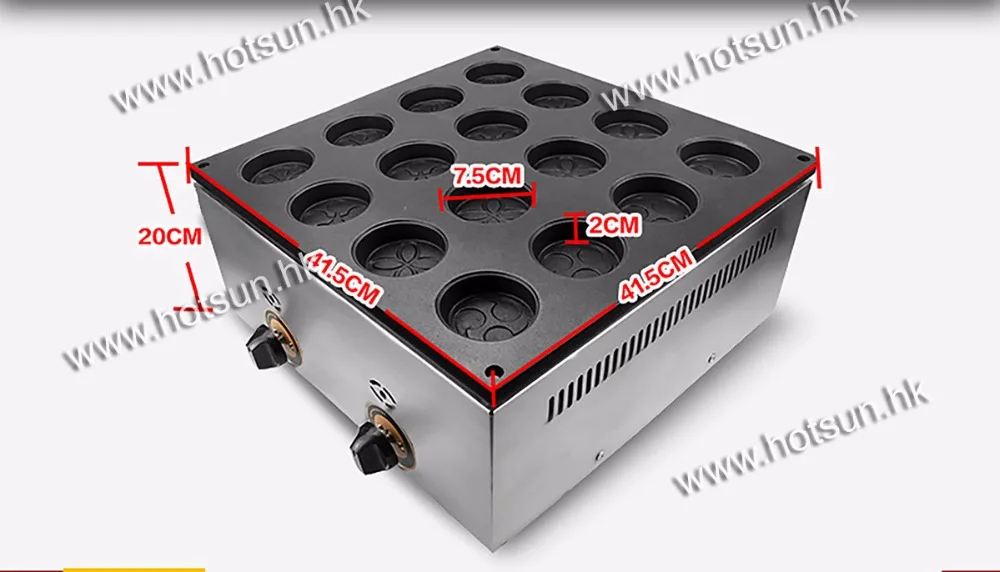 Сжиженного газа коммерческих Применение 16 шт. dorayaki Azuki фасоли торт вафельный