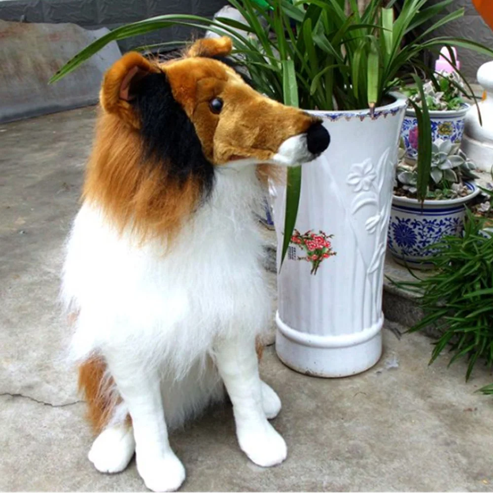Fancytrader 60 см огромная милая плюшевая игрушка пастушья 24 дюйма|toy plush|doll plush toybig dogs kids