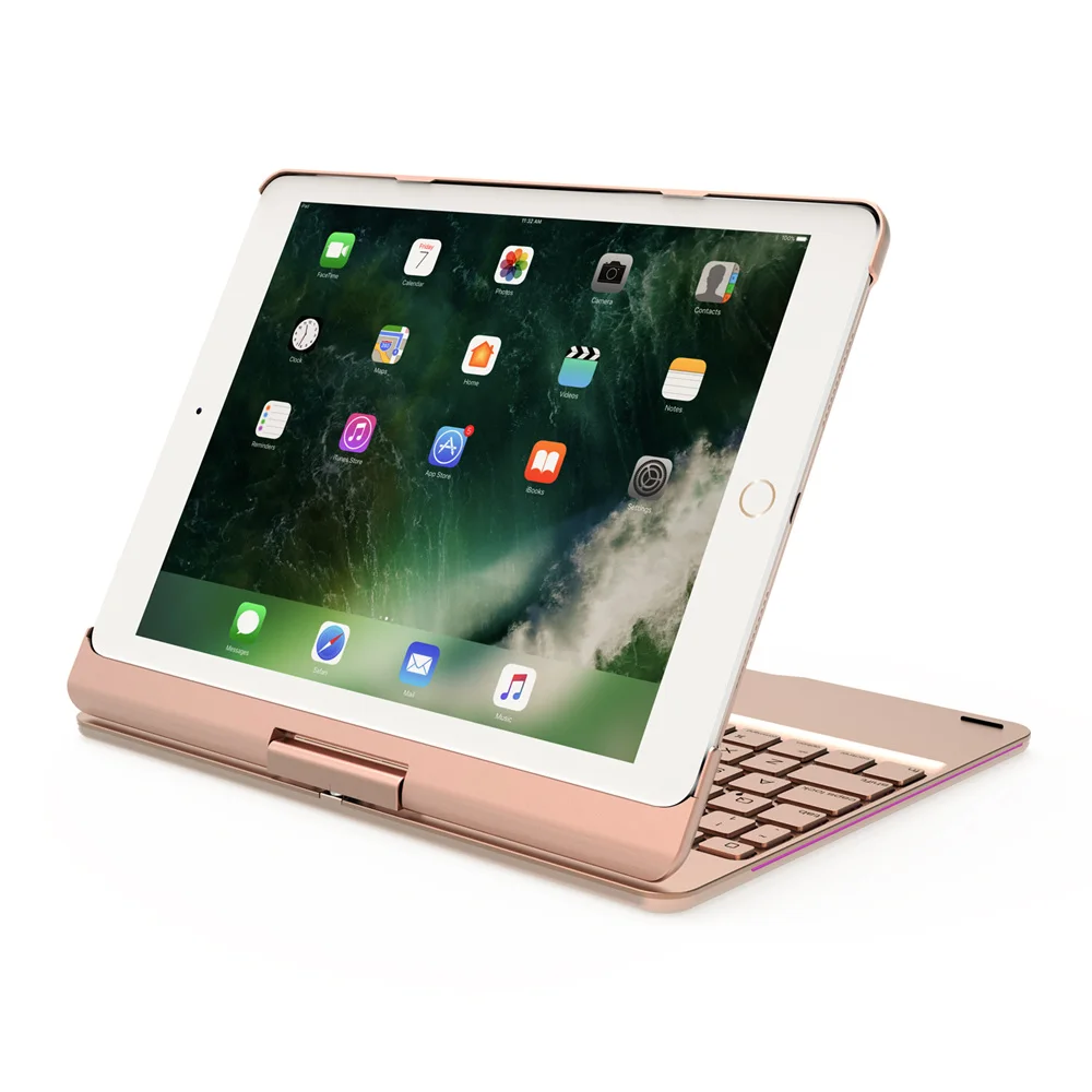 Для iPad Pro 10 5 умный тонкий 7 видов цветов с подсветкой и поворотным на 360 градусов