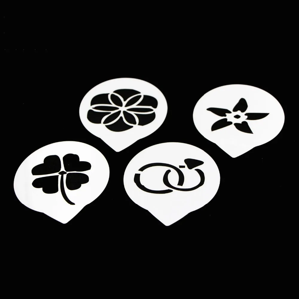 4 шт./лот пластиковые силиконовые формы для тортов кондитерские инструменты