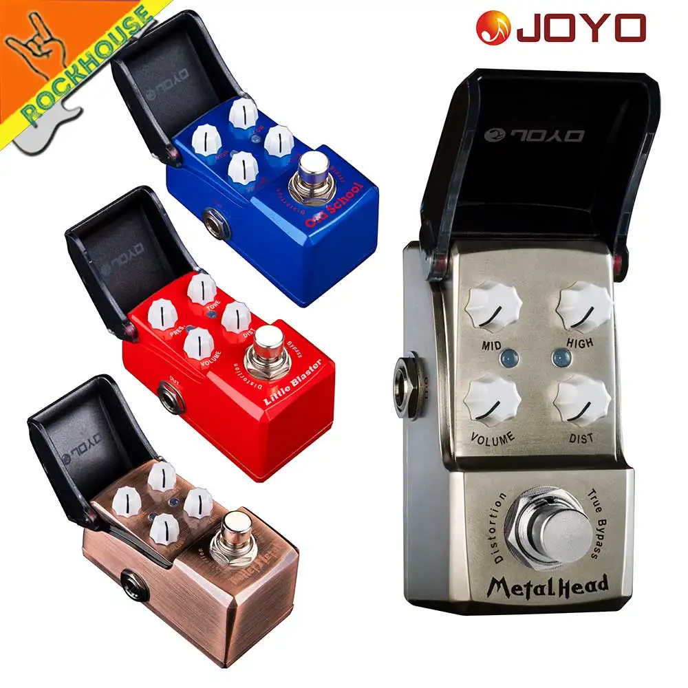 JOYO IRONMAN искажения гитары педаль эффектов тяжелый металл коричневый звук трубки