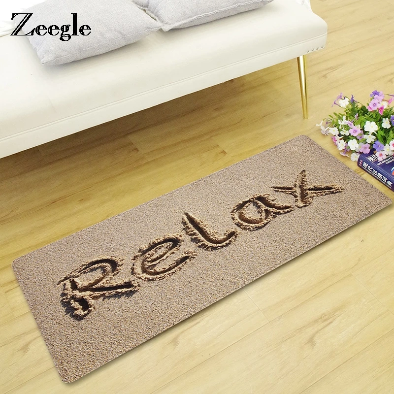 

Zeegle Kitchen Carpet Bathroom Doormat Beach Rug for Living Room Anti Slip Sofa Yoga Area Rug Hallway Floor Rug Bedside Carpet