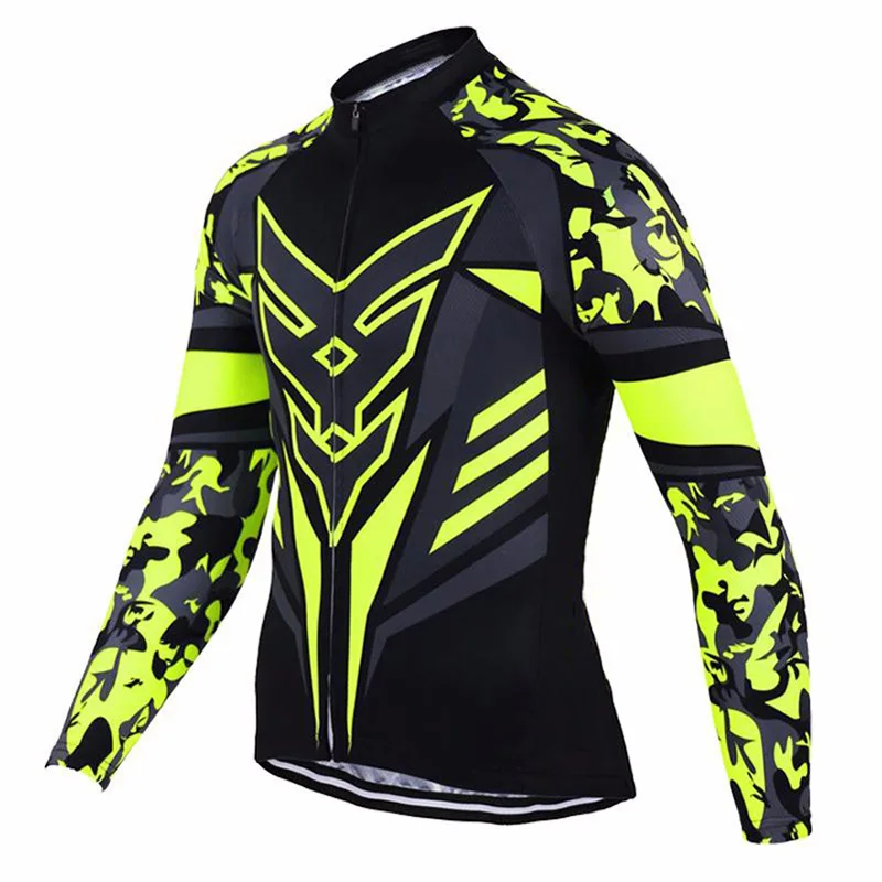green Hirbgod 6XL майки спортивные для мужчин Весна с длинным рукавом велосипедный спорт одежда для велоспорта из Китая осенняя куртка команда одежда, HNM515 - Цвет: green