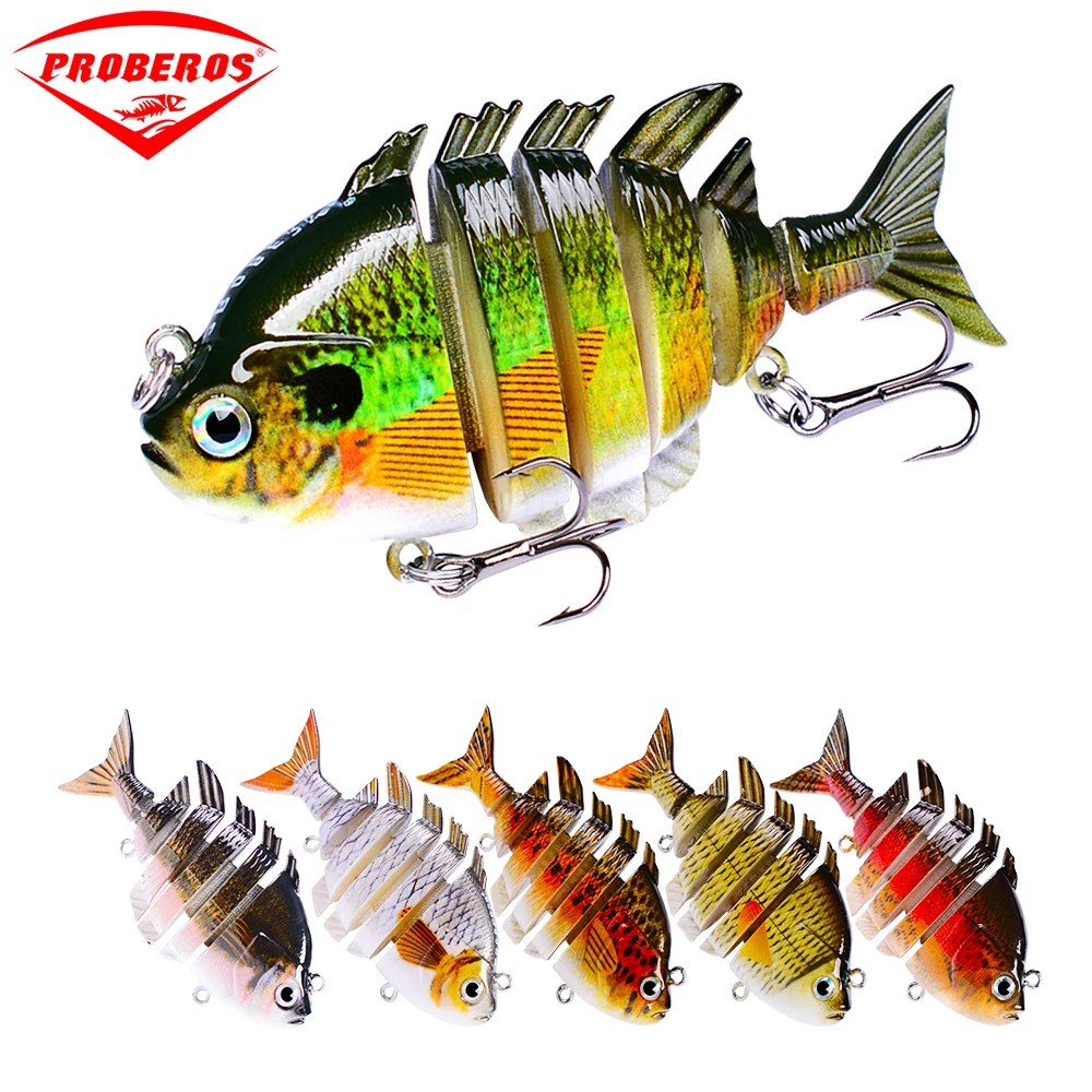 6 шт./лот Новый секций рыболовные приманки 0 5 унц. 14 г/8 см 3 15 &quotSwimbait Рыбалка 8 #