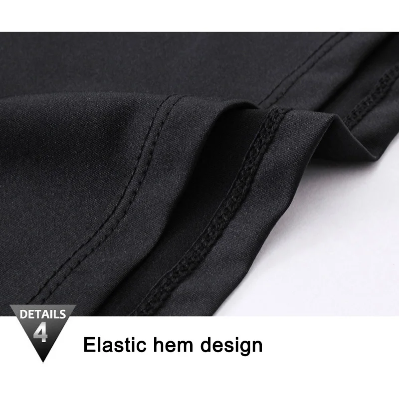 Мужская быстросохнущая облегающая дышащая спортивная рубашка с длинными