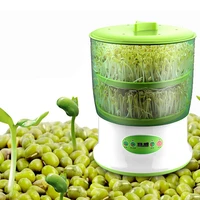 2019 intelligence bean sprouts machine smart nursery pots seed seedling pots plastic thermostat automatic bean sprouting machine