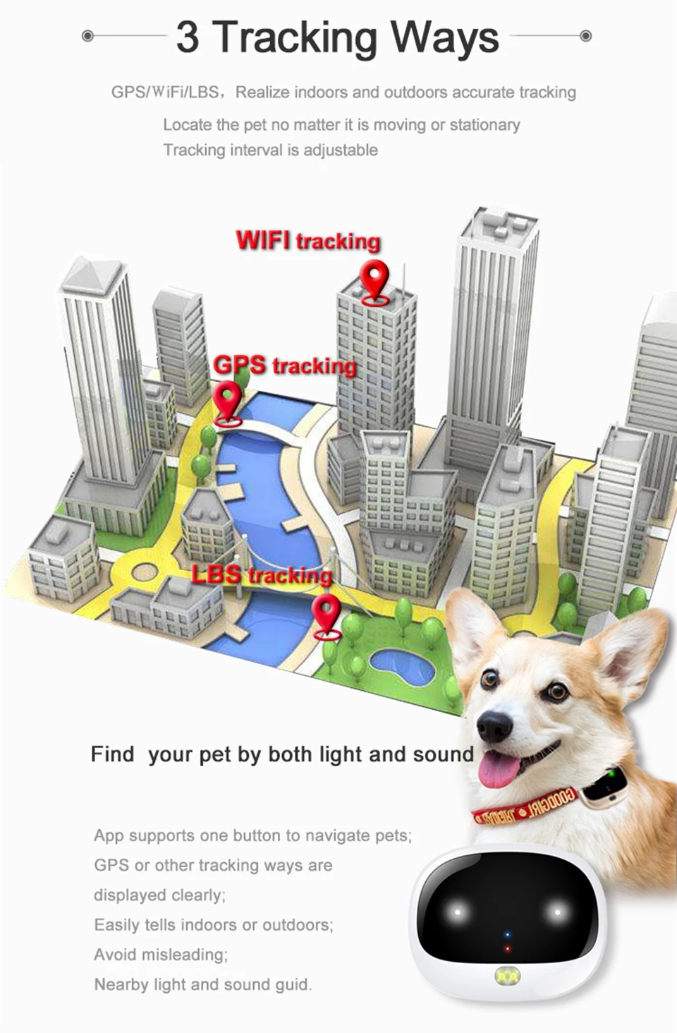 4G собака gps трекер V43 голосовой монитор домашнее животное gps трекер в реальном времени отслеживание wifi кошка локатор LTE+ WCDMA+ GSM водонепроницаемый IP67 бесплатное приложение