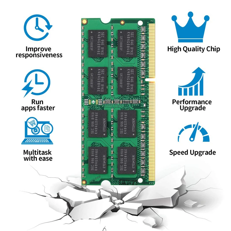 Оперативная память Ankowall DDR3 для ноутбука 2 ГБ 4 8 1600/1333 МГц|Оперативная память| |