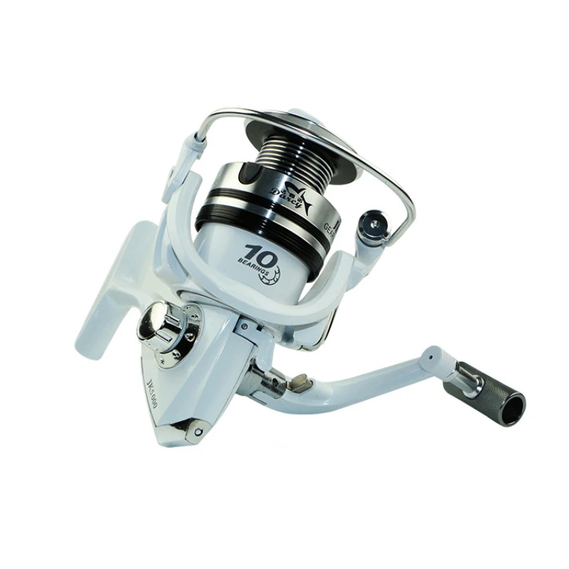 Yumoshi 1000-7000 10BB 5.1:1 Fishing Reel Feeder Carp Metal wire cups Reels Carretilha de pesca Moulinte ryby | Спорт и развлечения