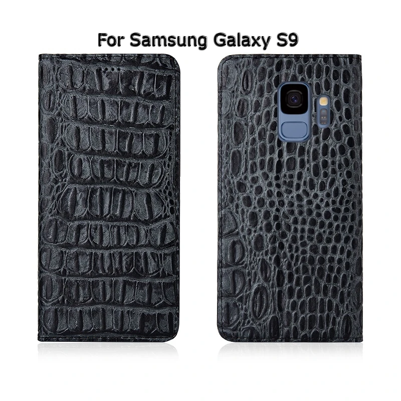 Чехол из натуральной крокодиловой кожи для samsung Galaxy S8, S9, S10 Plus, S10e Lite, чехол с подставкой, откидной Магнитный чехол для мобильного телефона, сумка SN01
