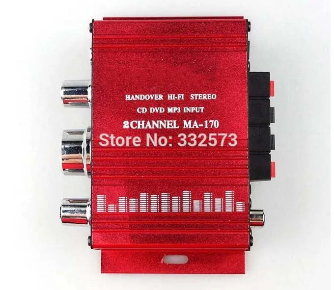 2015 Новый мини автомобильный Hi Fi Цифровой MA 170 USB FM цифровой усилитель мощности