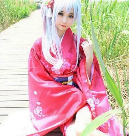 

Hot Selling Anime Fogs of Spring Rarn Full Set Kimono Dress Cos Erlo Manga Teacher Custume