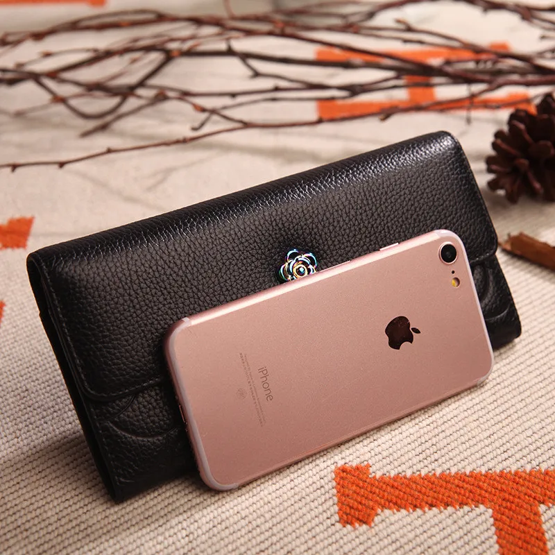 2019 бренд авторские Дамские кошельки из натуральной кожи Дамский