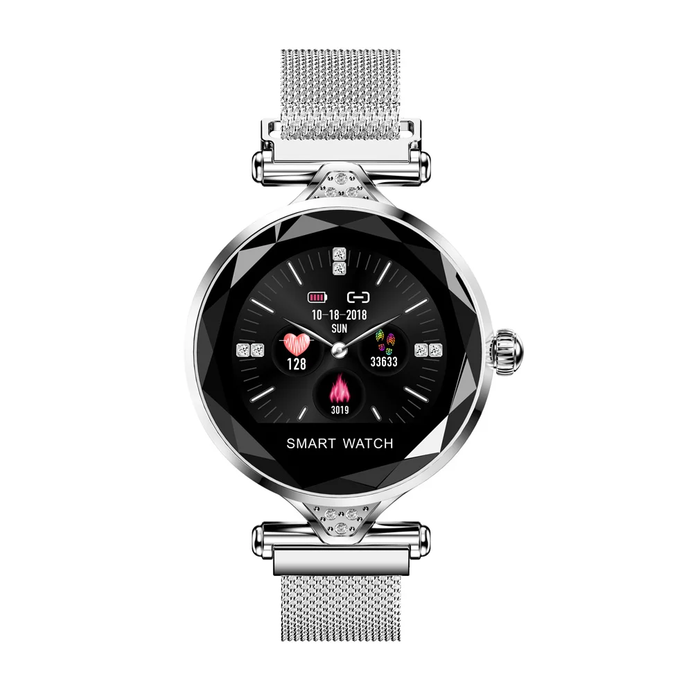 H1 Silver 696 H2 Модный женский браслет, женские браслеты, золотые браслеты, часы для измерения артериального давления, фитнес-трекер, браслет H8, браслет H1 - Цвет: H1 Silver