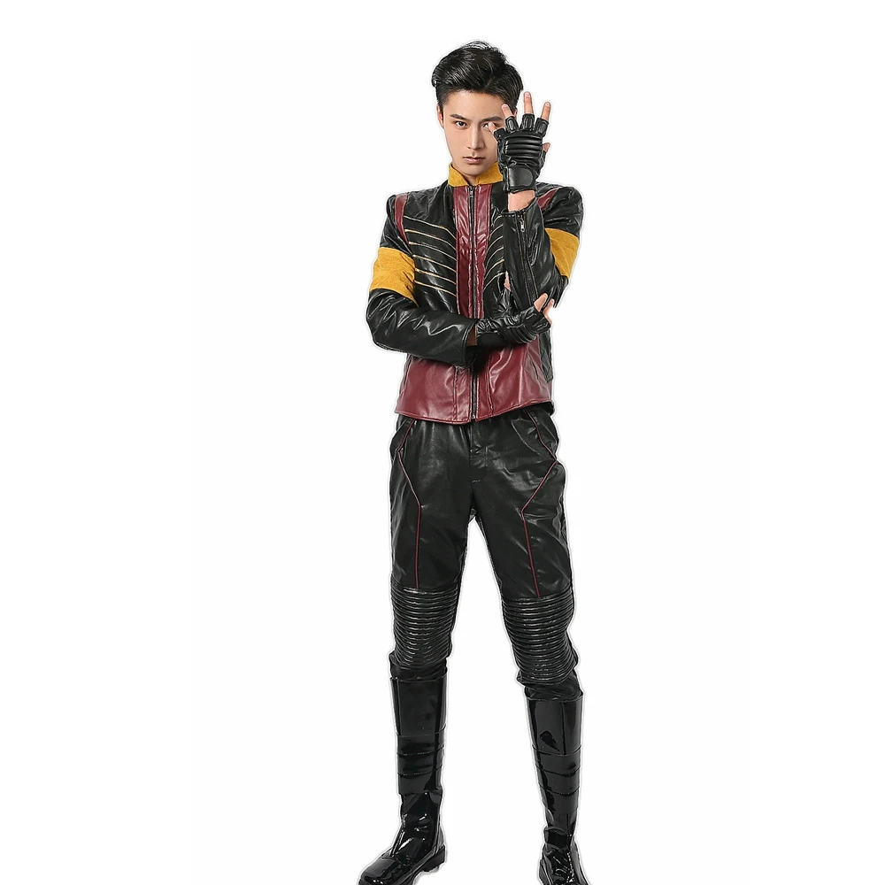 Мужской костюм из искусственной кожи XCOSER оригинальный дизайн для косплея фильма