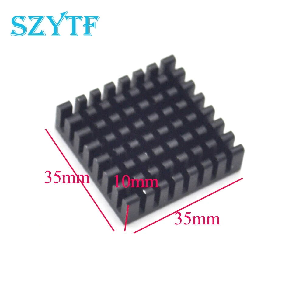 

5PCS Heat sink 35*35*10MM (black slot) high-quality radiator