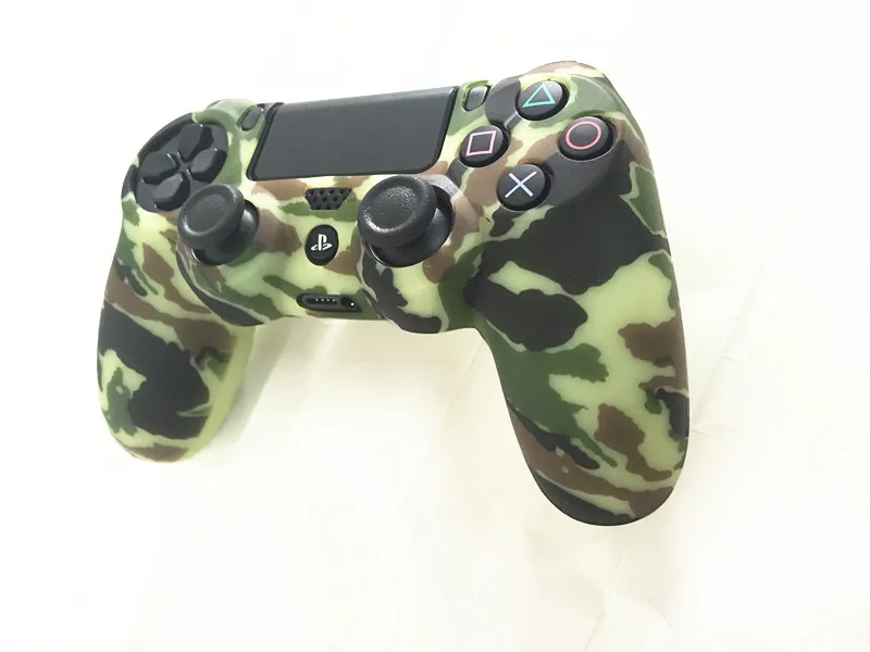 10 шт. силиконовый защитный чехол для Playstation 4 PS4 контроллер Pro тонкий камуфляжный