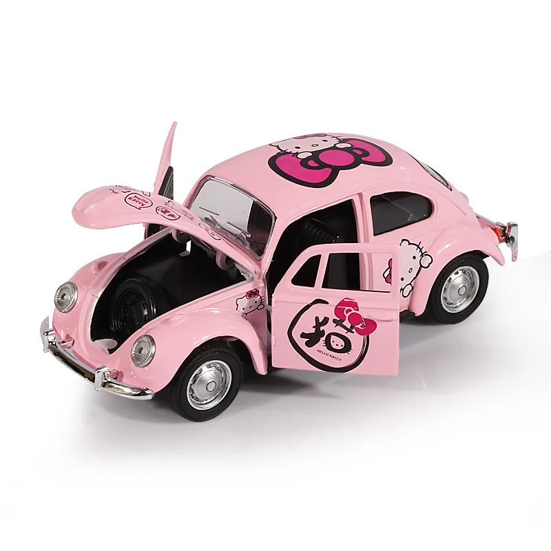 Красивая Розовая кошка для девочек сплав автомобиль назад в силу классические