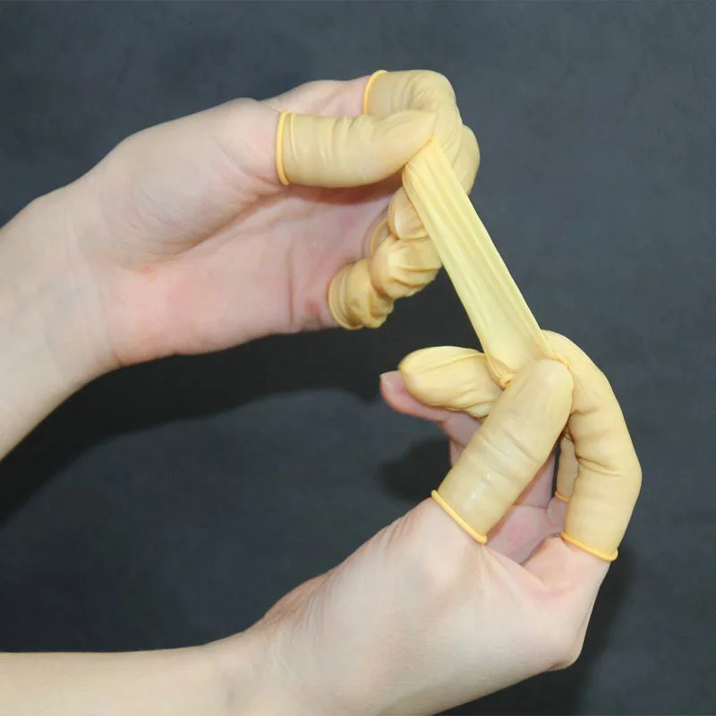 100/1000 шт Защитные кончики пальцев прочные латексные напальчники противоскользящие защитные перчатки для мела Электронные Резиновые кончики пальцев ZT002