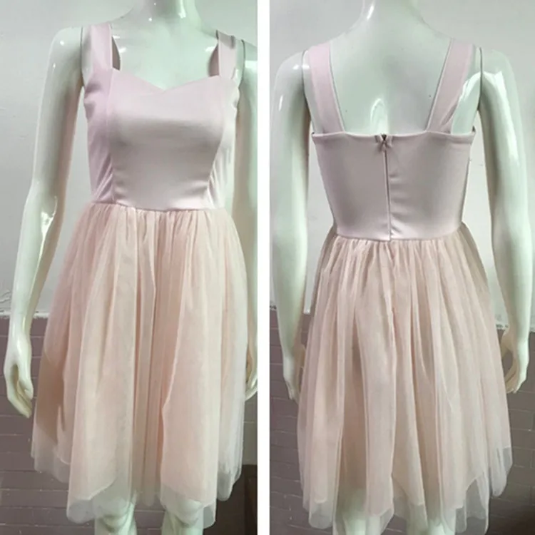 OCQBI Cute Spaghetti Strap Mesh Womens Dress Strapless Ball Gown Evening Party Ladies Solid Dresses Summer Vestidos Verano Black | Женская