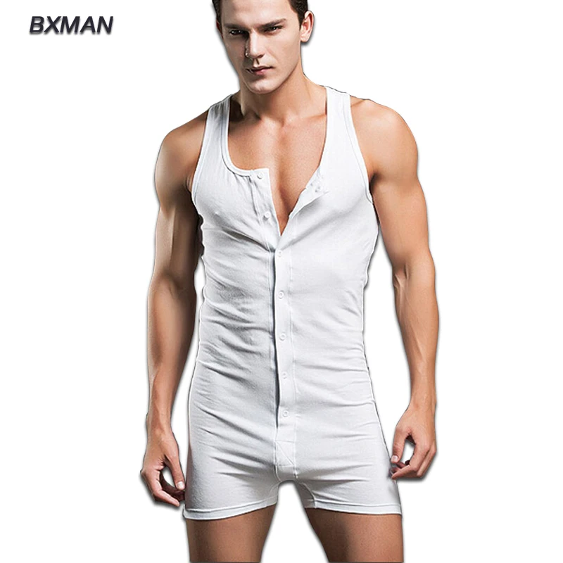 Для мужчин пикантные все в одном Пижама Onesie пижамы одежда современные Стиль