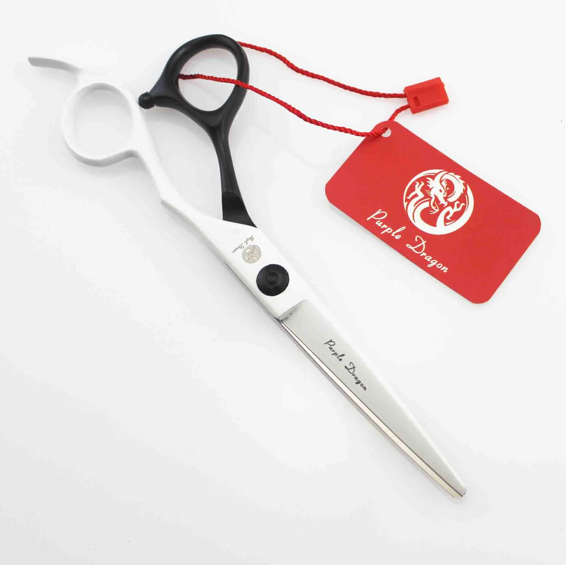 6 дюймов черные и белые ножницы для красок плоских челок зубные филировочные |