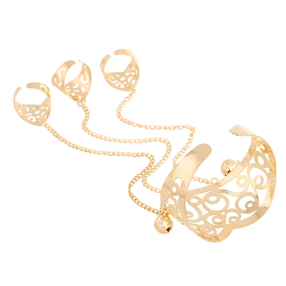 2017 модный очаровательный панк позолоченный посеребренный браслет на запястье