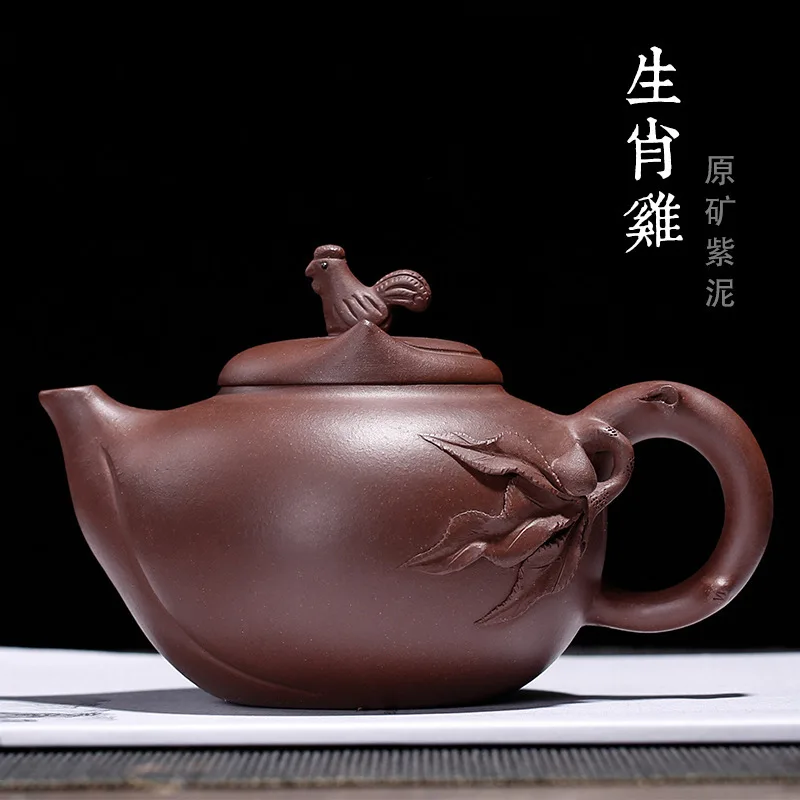 

Factory directly sells the original purple clay Zodiac pot, chicken pot and all hand-made tea sets as one-hand agent