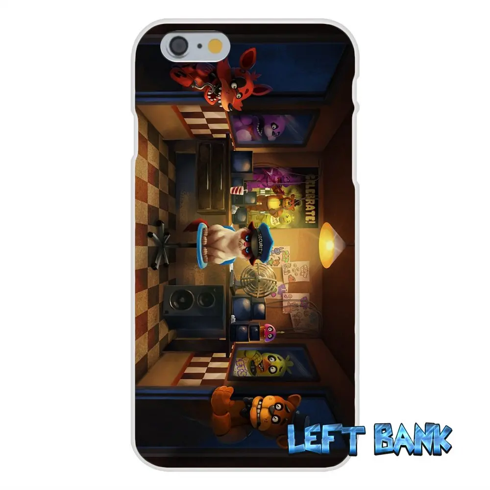 Мягкий силиконовый прозрачный чехол из ТПУ для Samsung Galaxy Note 3 4 5 S4 S5 MINI S6 S7 edge Five nights at