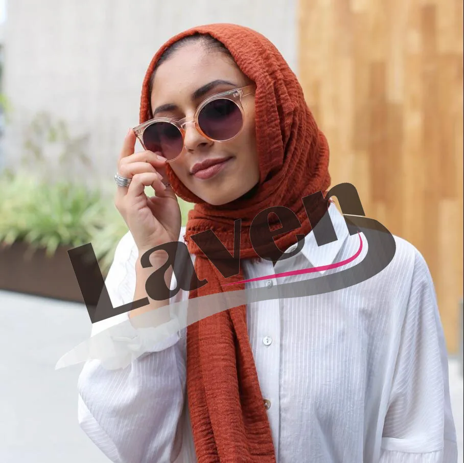 Хлопковый шарф с бахромой 15 шт./лот 90 цветов|scarf shawl|cotton scarfcotton crinkle shawl |