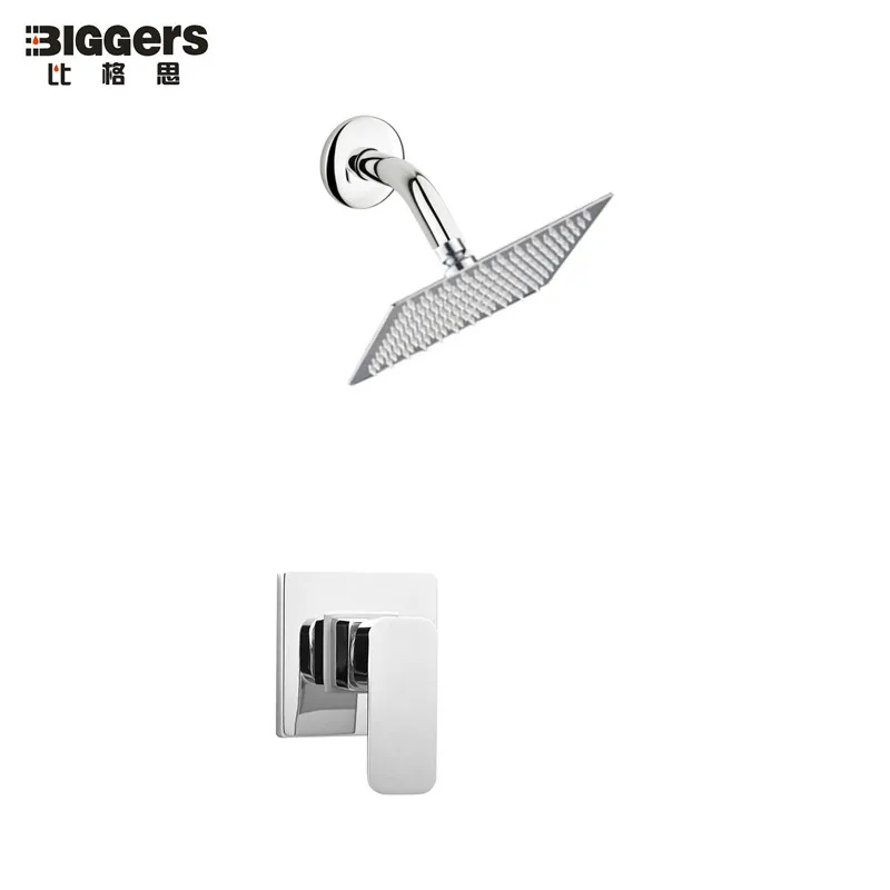 Бесплатная доставка хромированная отделка настенный медный смеситель для душа