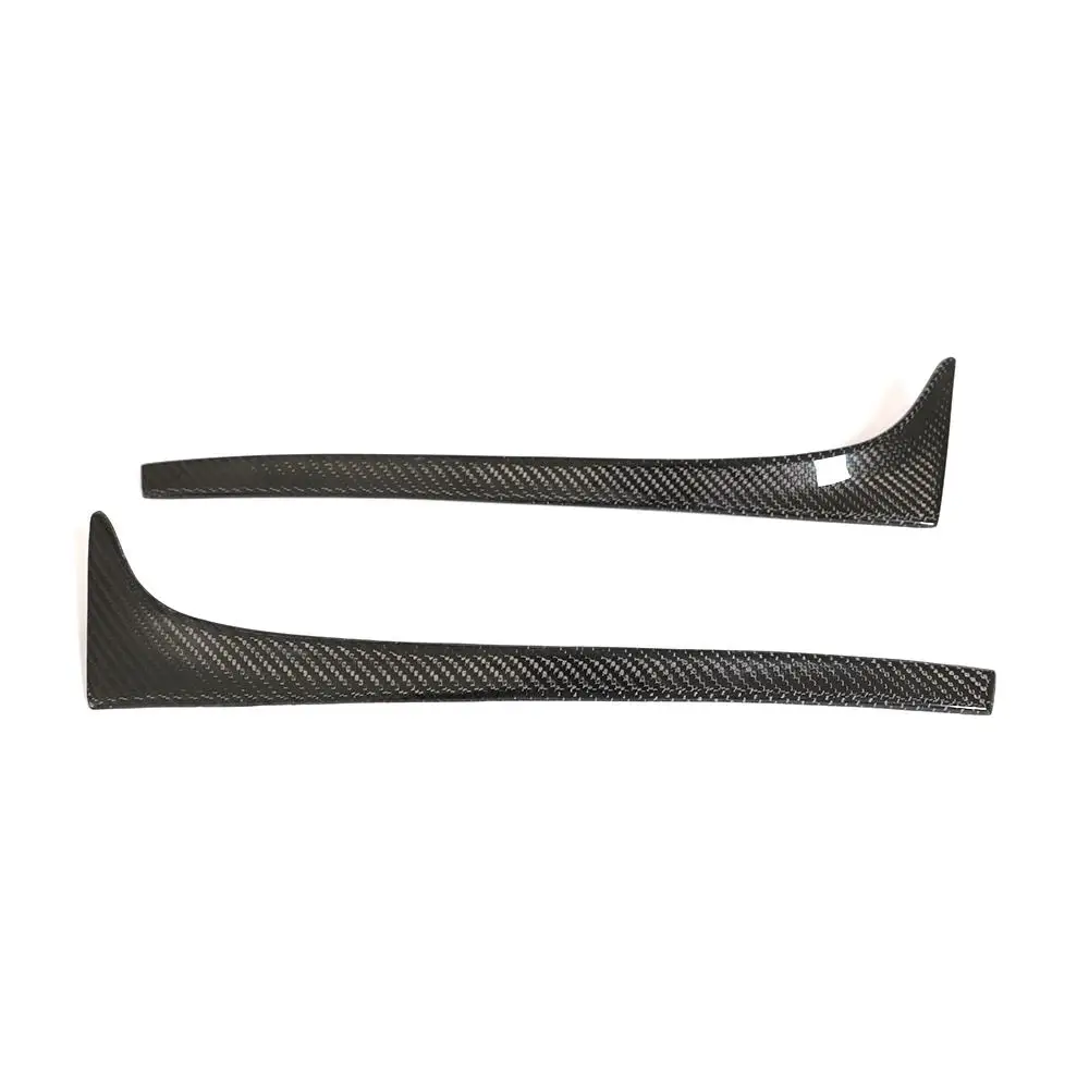 Аксессуары блеск из углеродного волокна/АБС пластика черный боковой спойлер для