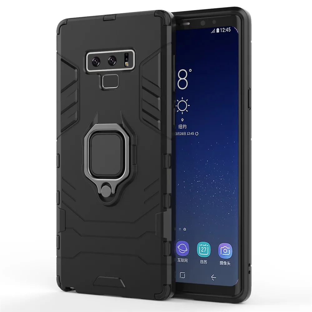 Чехол для Galaxy Note 9 Силиконовый ТПУ и жесткий поликарбонатный ультрароскошный