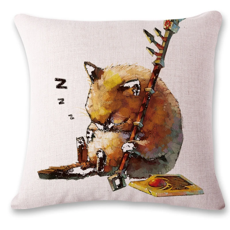 Мультяшный милый поросенок кошка корова кенгуру офисное кресло подушка для