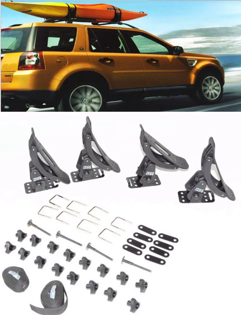 Автомобильный багажник на крышу крепление для Каяка Cannoe frame PT-JJ-CJ-01-01(4 шт. в наборе) стойка для яхты pirog roof rack set PP+ steel