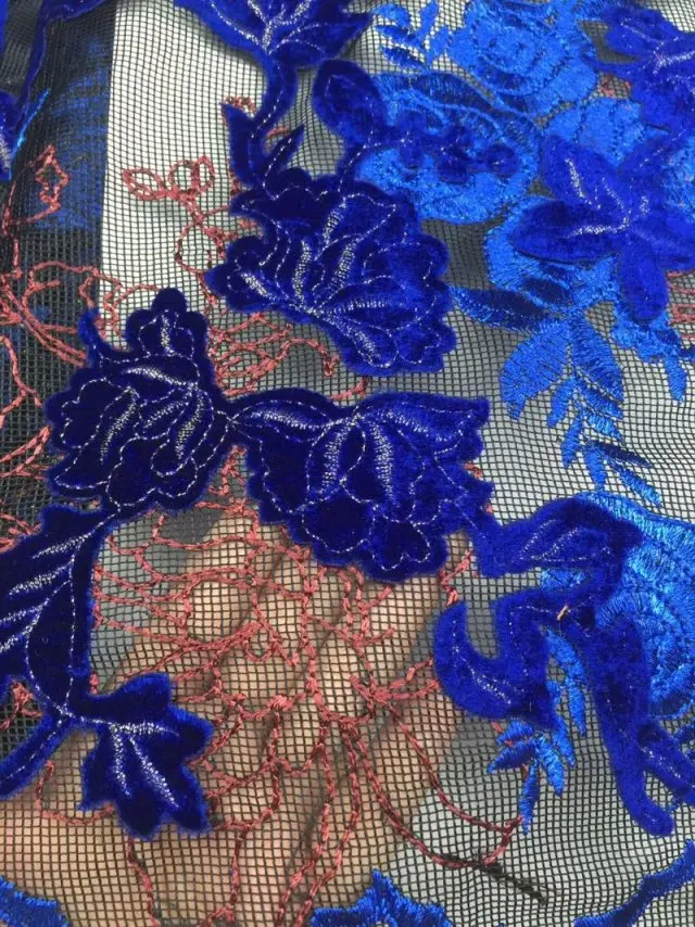 Latest African French Lace Fabric High Quality Tulle latest nigerian lace for Wedding dress ML6059 | Дом и сад