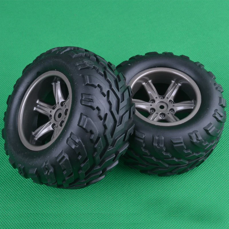 2 шт./лот радиоуправляемая модель шины для автомобилей резина кожа шина ступица