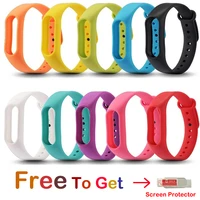 for xiaomi mi band 2 bracelet strap miband 2 colorful strap wristband replacement smart band accessories for mi band 2 silicone