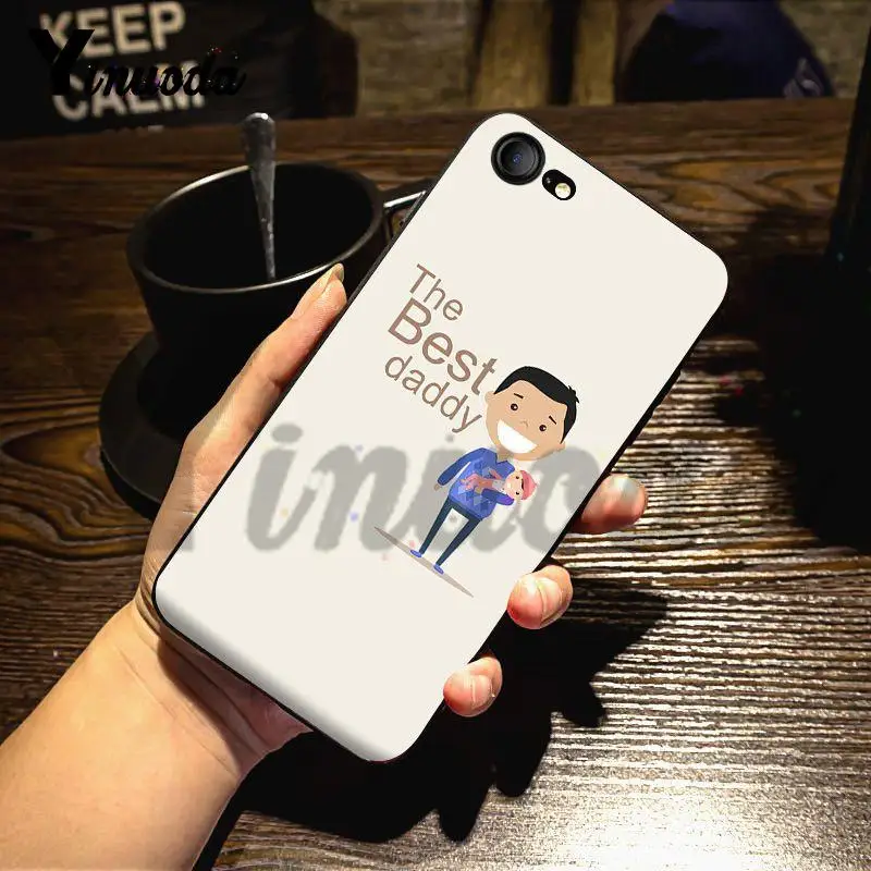 Yinuoda I love my best dad and Mom разноцветный сотовый Чехол для телефона для iPhone X 6 7 6s 7plus 8 8Plus XS XR 5C SE11 11pro 11promax - Цвет: 7