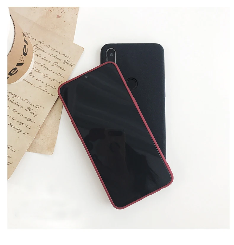 Силиконовый чехол для Xiaomi Redmi Note 5 Pro мягкий однотонный Защитный матовый с линзами