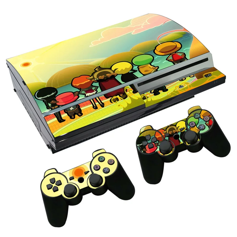 Стикеры в стиле аниме Luffy Skin для консоли PS3 Fat PlayStation 3 и контроллеров Скины